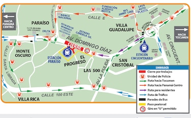 Por montaje de pasarela en la línea 2 habrá cierre en la Domingo Díaz