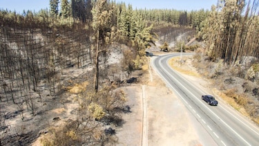 Chile: evacuados por incendios temen por sus casas