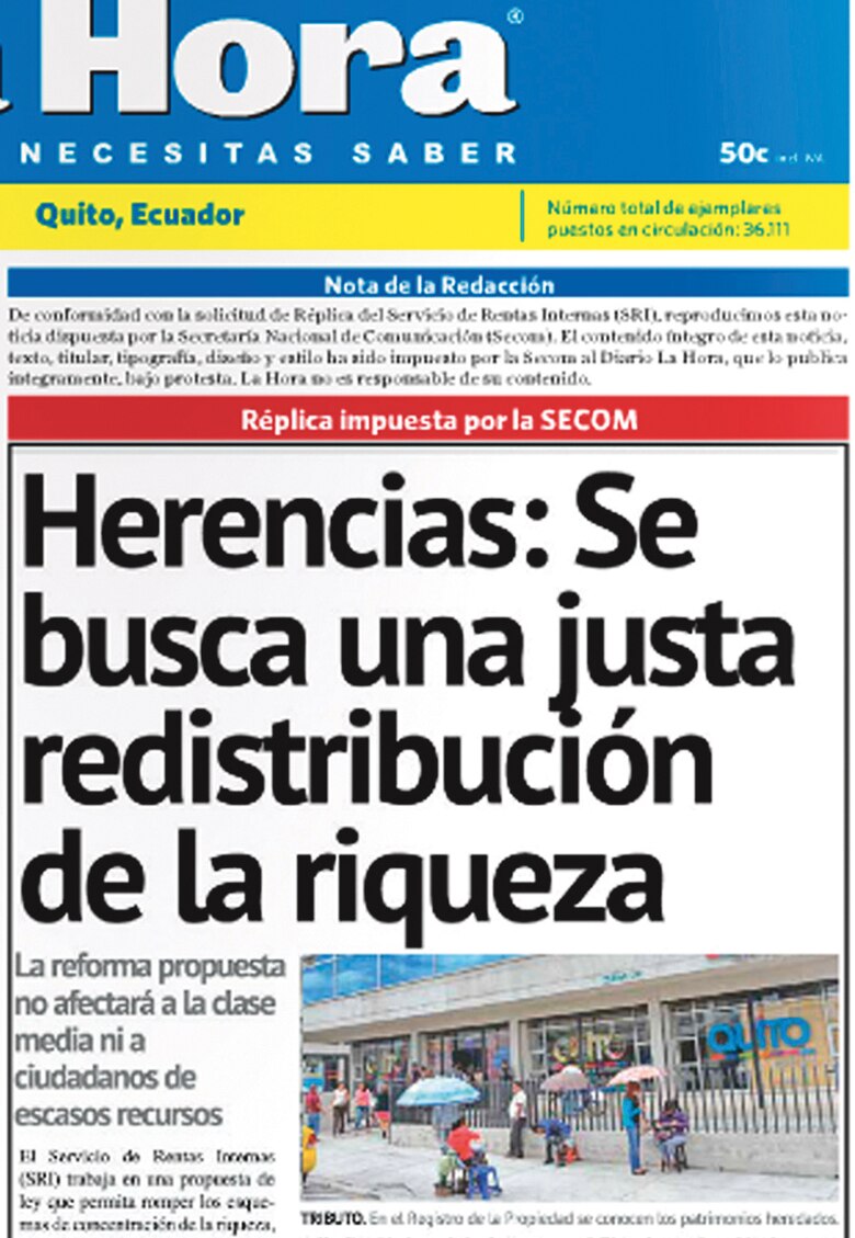 La mala hora de la prensa