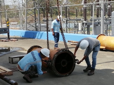 Idaan aún repara una de las bombas de la potabilizadora de Chilibre; puntos altos de la ciudad continuarán sin agua