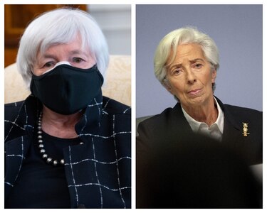 Cambio climático une a Yellen y Lagarde