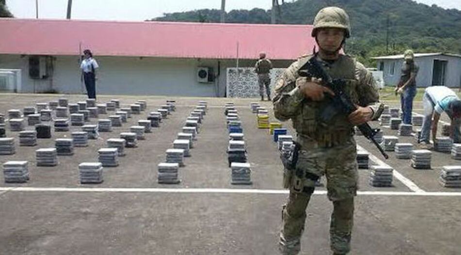 Panamá decomisa 42 mil kilos de droga en 10 meses