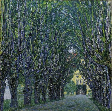 Hallan 'Orilla de un lago con abedules', óleo desconocido de Gustav Klim
