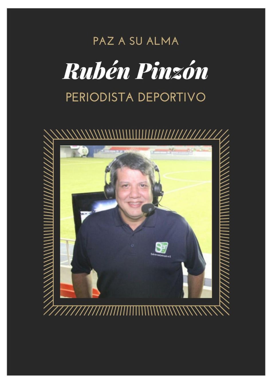 Fallece el periodista deportivo Rubén Pinzón