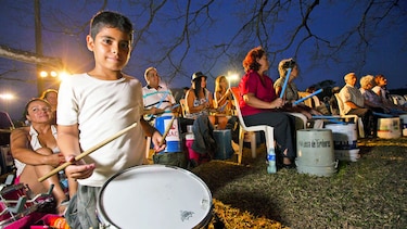 Tambores, música y cosmos