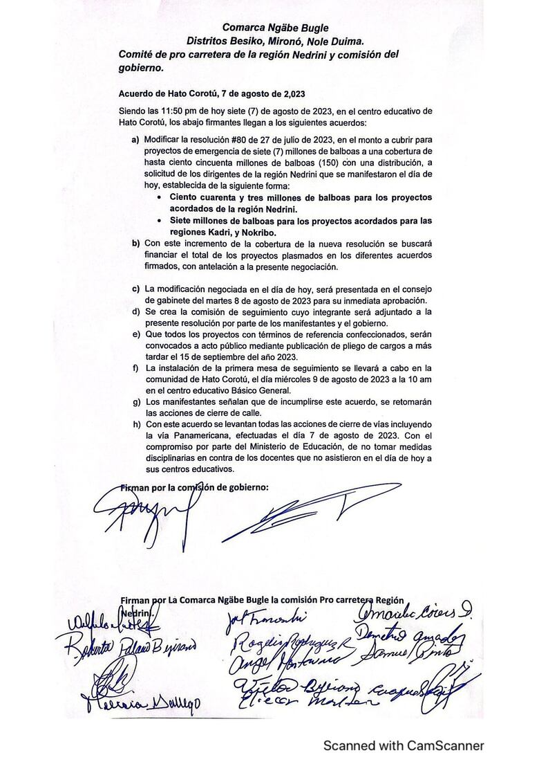 Grupos originarios y Gobierno logran acuerdo; la vía Interamericana fue reabierta