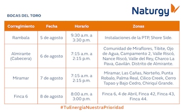Trabajos de mantenimiento en la red eléctrica del 3 al 9 de agosto de 2026