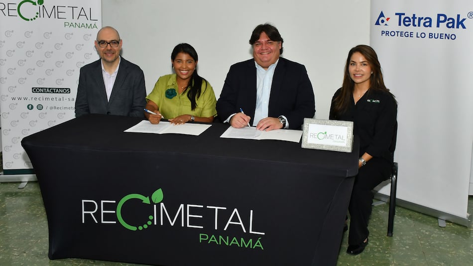 Alianza entre Tetra Pak y Recimetal impulsará reciclaje y economía circular en Panamá