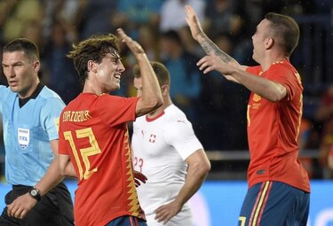 España empata ante Suiza