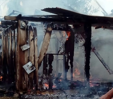 Incendio en zona comarcal de Bocas del Toro