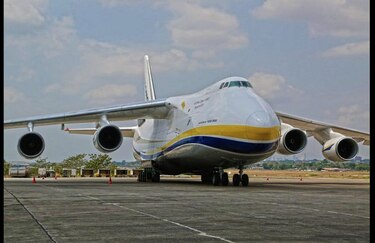 Aterriza en Panamá un Antonov 124-100, el cuarto avión más grande del mundo