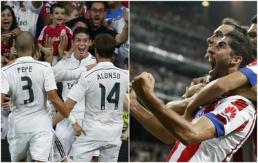 Supercopa: Real Madrid y Atlético empatan 1-1 en el partido de ida