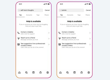 Facebook e Instagram ocultarán resultados sobre el suicidio