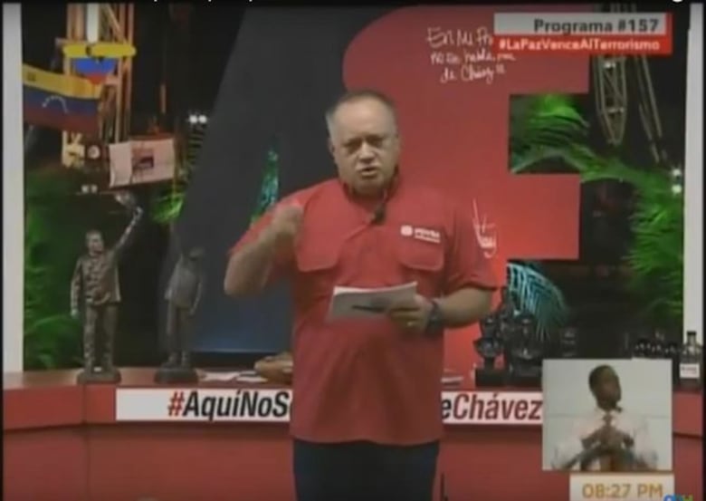 Diosdado Cabello promete investigar por terrorismo a empresas de 'courier' en Venezuela