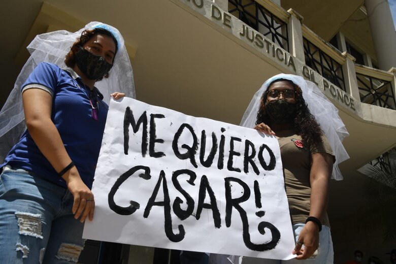 ‘Igualdad ante la ley’, la protesta de la comunidad LGTBIQ+ en la Corte Suprema
