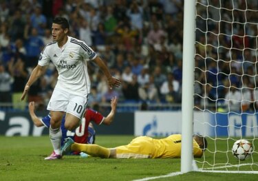 Real Madrid golea al Basilea y toma un respiro