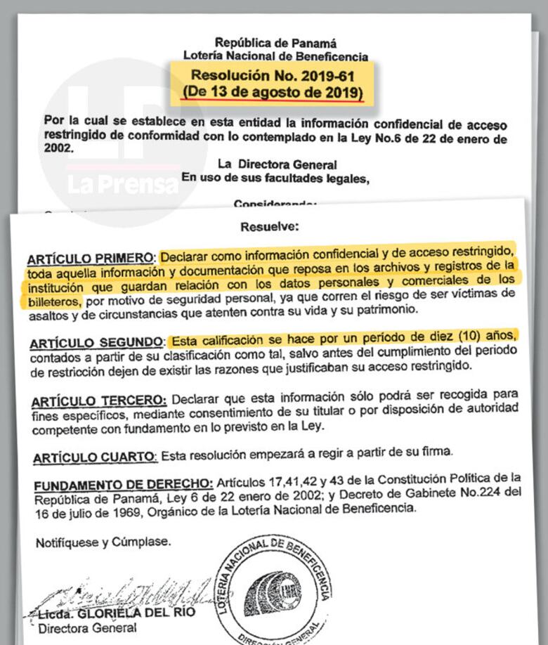 Reprochan resolución que restringe datos de los billeteros de la LNB
