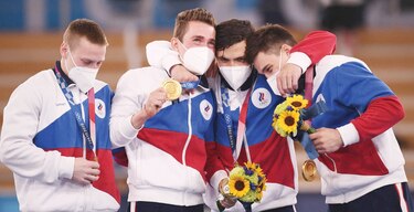Rusos arrebatan el oro a Japón en gimnasia