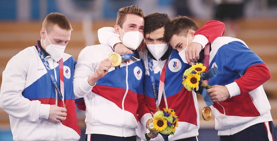 Rusos arrebatan el oro a Japón en gimnasia