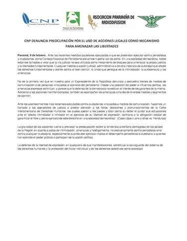 Se multiplican voces en rechazo a ataques a periodistas y medios panameños