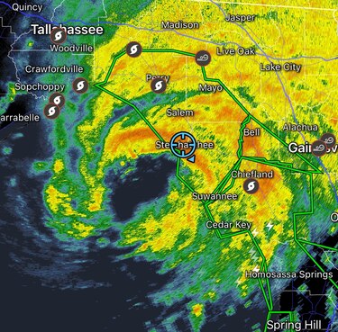 Debby toca tierra en Florida como huracán de categoría 1