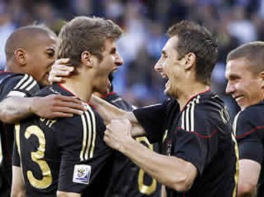 Alemania aplastó 4-0 a Argentina que quedó fuera del Mundial