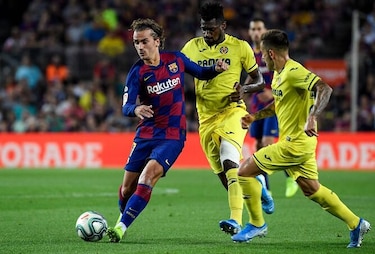 Barcelona gana con goles de Griezmann  y Arthur