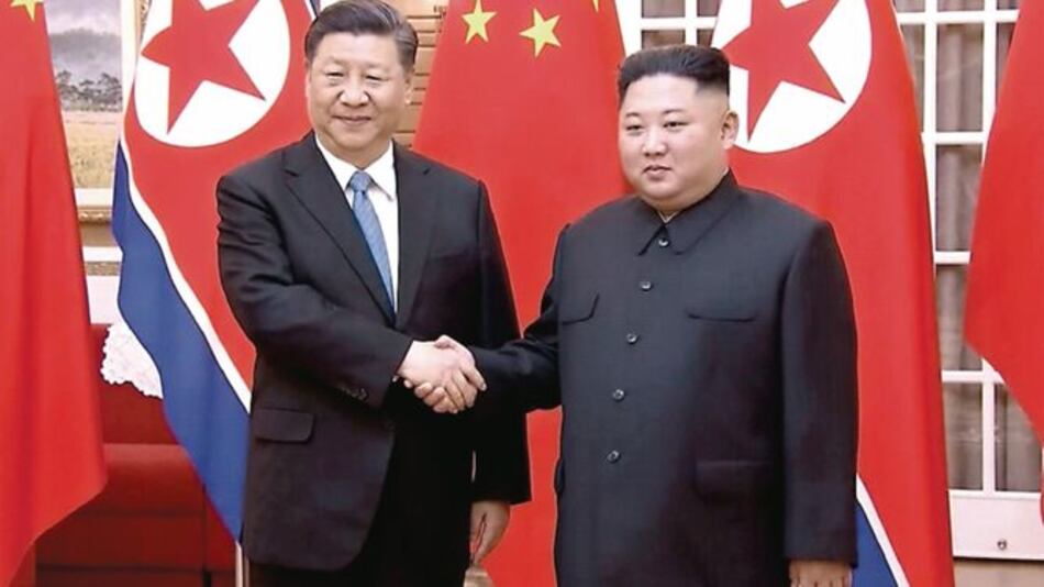 Xi Jinping es acogido con entusiasmo en Corea del Norte