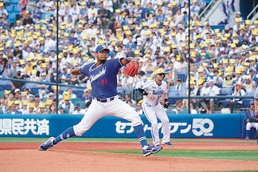 Humberto Mejía está encantado con el béisbol japonés