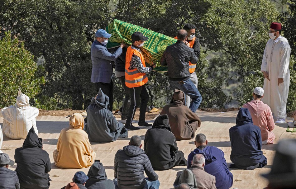 Entierran en Marruecos a Rayan, el niño que murió atrapado en un pozo