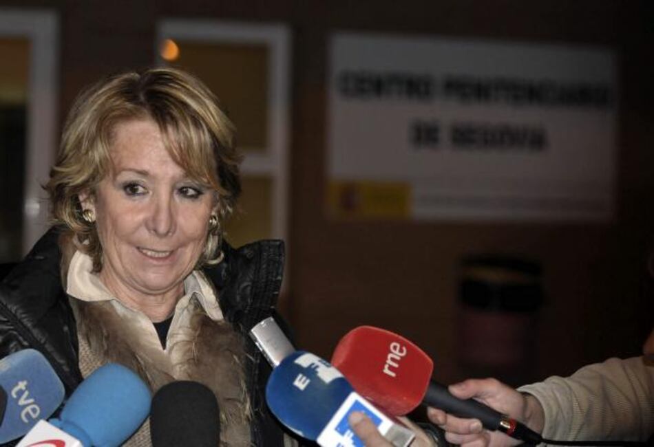 Esperanza Aguirre pide una 'investigación internacional' sobre muerte de Payá