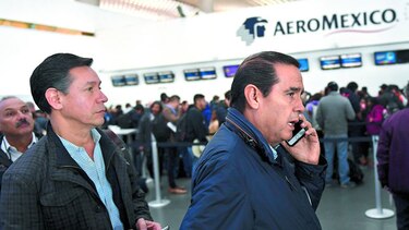 Huelga de pilotos afectó a Aeroméxico