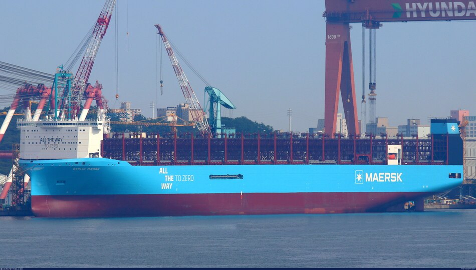 Naviera Maersk impulsa la descarbonización con nuevos buques propulsados con metanol