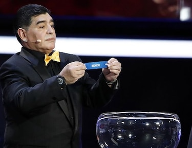 Mundial: México, el menos favorecido en el sorteo