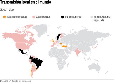La variante brasileña es dos veces más contagiosa