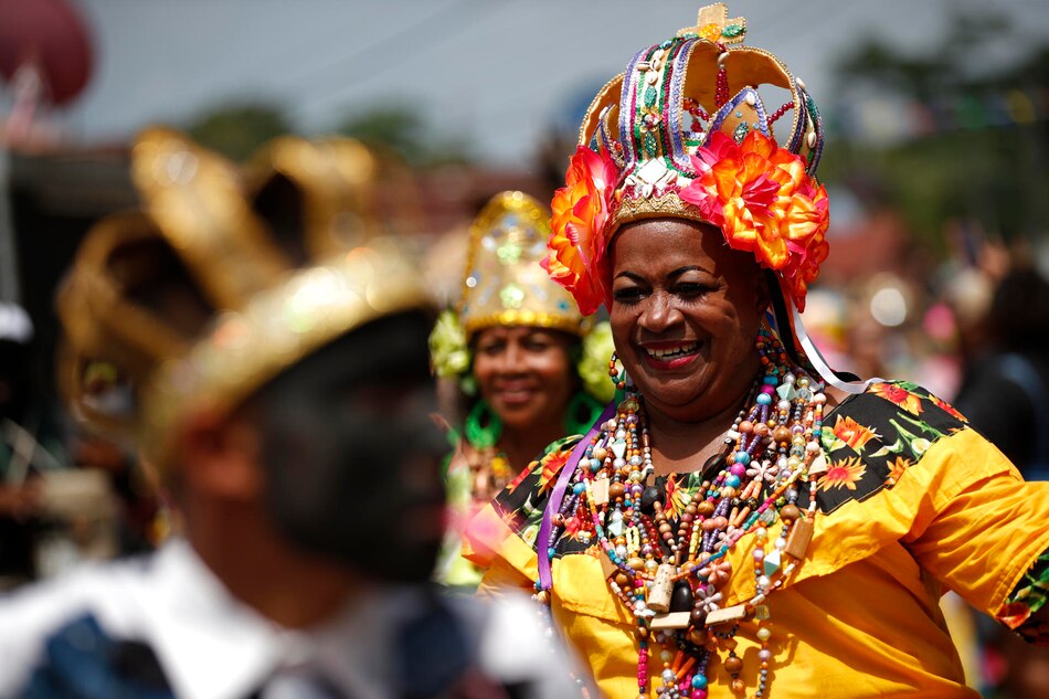 El espíritu de los palenques vibró con el Festival de la Pollera Congo