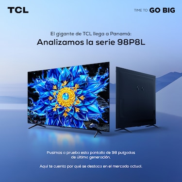 TCL lleva el entretenimiento a gran escala con su televisor 98P8L de 98 pulgadas