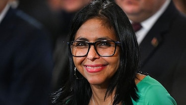 Delcy Rodríguez dice que es la presidenta encargada de Venezuela tras imagen publicada por Donald Trump