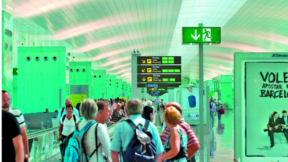 Huelga de seguridad en aeropuerto de Barcelona