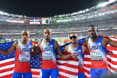 Estados Unidos mantiene su hegemonía en el relevo 4x400 masculino