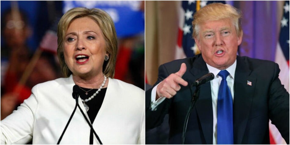 Encuesta del New York Times y CBS News: Trump y Clinton están empatados con 42% de preferencia del electorado