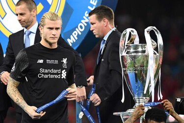 El portero Karius no se explica sus errores