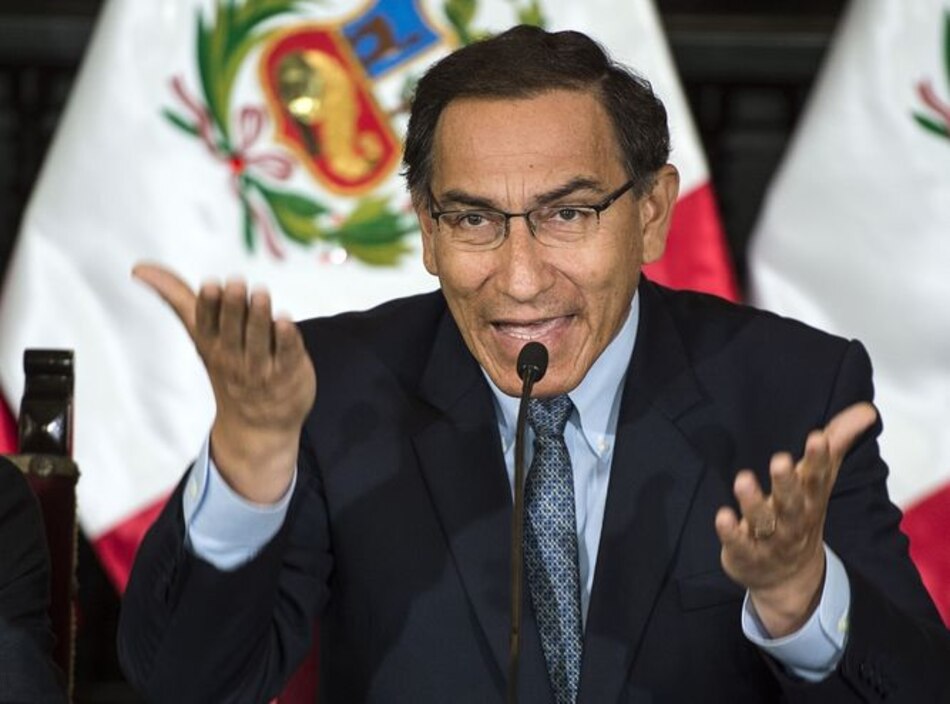 Presidente peruano Martín Vizcarra anuncia referendo anticorrupción