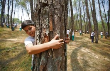 2 mil personas abrazadas a la naturaleza