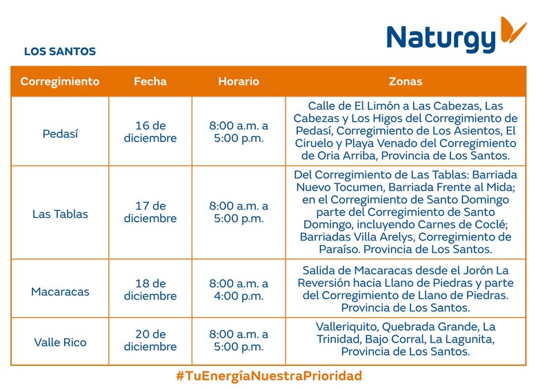 Trabajos de mantenimiento en la red eléctrica del 16 al 22 de diciembre de 2024