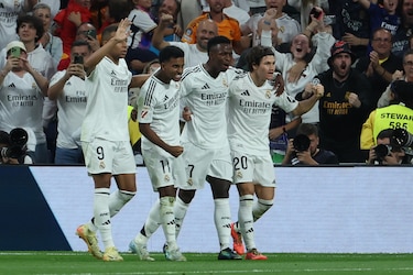 El Real Madrid despierta en la segunda parte y vence 4-1 al Espanyol