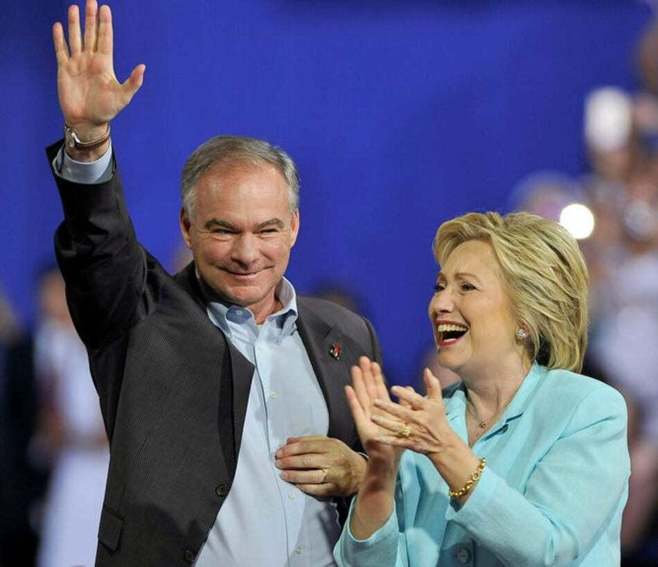 Hillary Clinton y Tim Kaine apuestan a su experiencia para vencer a Donald Trump