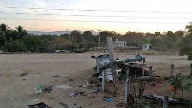 Sube a 14 la cifra de muertos por accidente de helicóptero en México