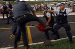 Protestan contra proyecto de ley laboral se tornaron violentas