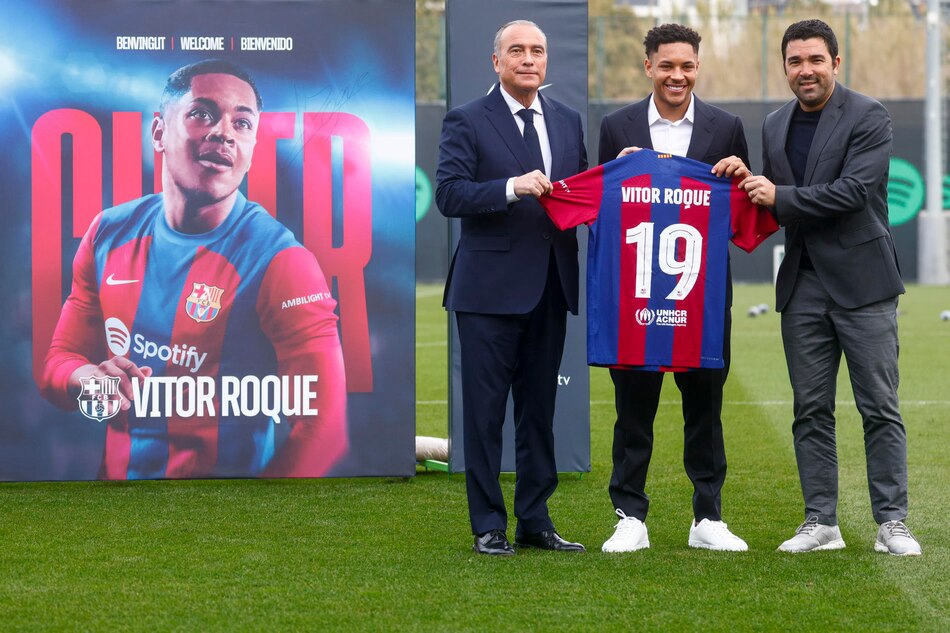 Vitor Roque: ‘Es un sueño hecho realidad que tenía desde niño’